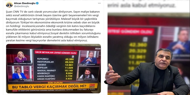 DESOB Başkanı Ebedinoğlu'nu çılgına çeviren suçlama