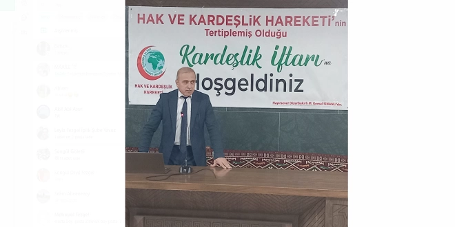 Diyarbakır'da Hak ve Kardeşlik Hareketi'nden Geniş Katılımlı İftar Programı