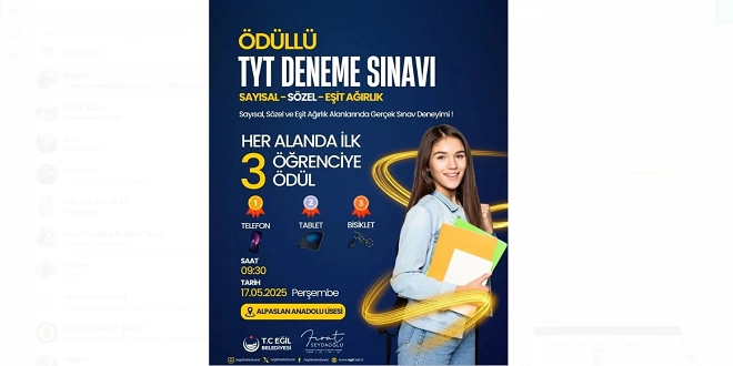 Diyarbakır’da ödüllü deneme sınavının tarihi belli oldu!