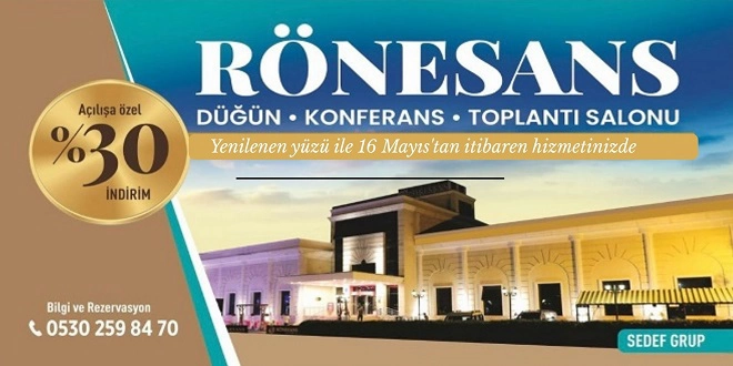 Diyarbakır’ın Yeni Gözdesi Açılıyor: Rönesans Düğün ve Konferans Salonu