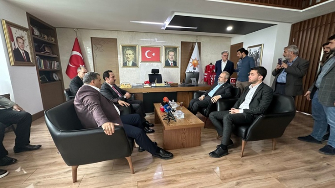 Erbil Valisi Xoşnav Diyarbakır Ak Parti İl Başkanı’nı ziyaret etti