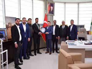 MÜSİAD Diyarbakır Şube Başkanı Bozkuştan Başkan Beyoğluna ziyaret