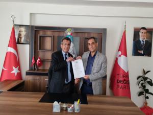 Türkiye Değişim Partisi Yenişehir İlçe Başkanlığına Ercan Akçay getirildi