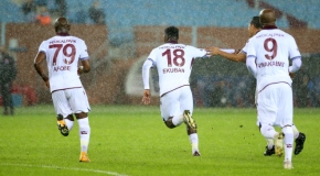 Trabzonspor'un galibiyet hasreti sona erdi