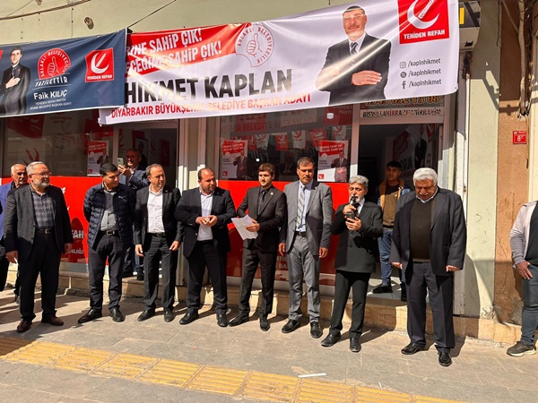 Yeniden Refah Partisi Bismil’de seçim bürosu açılışı gerçekleştirdi